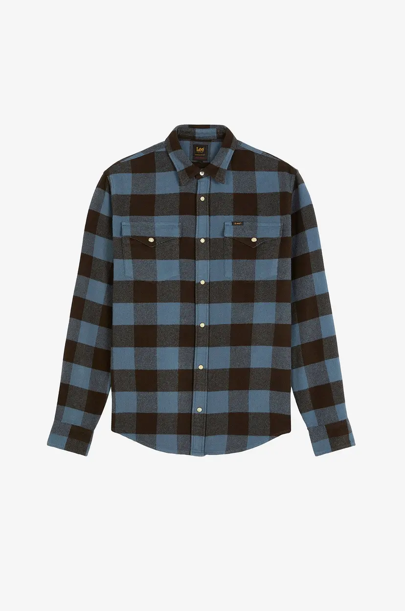 Lee Skjorte Clean Western Shirt Chocolate Torte - Brun