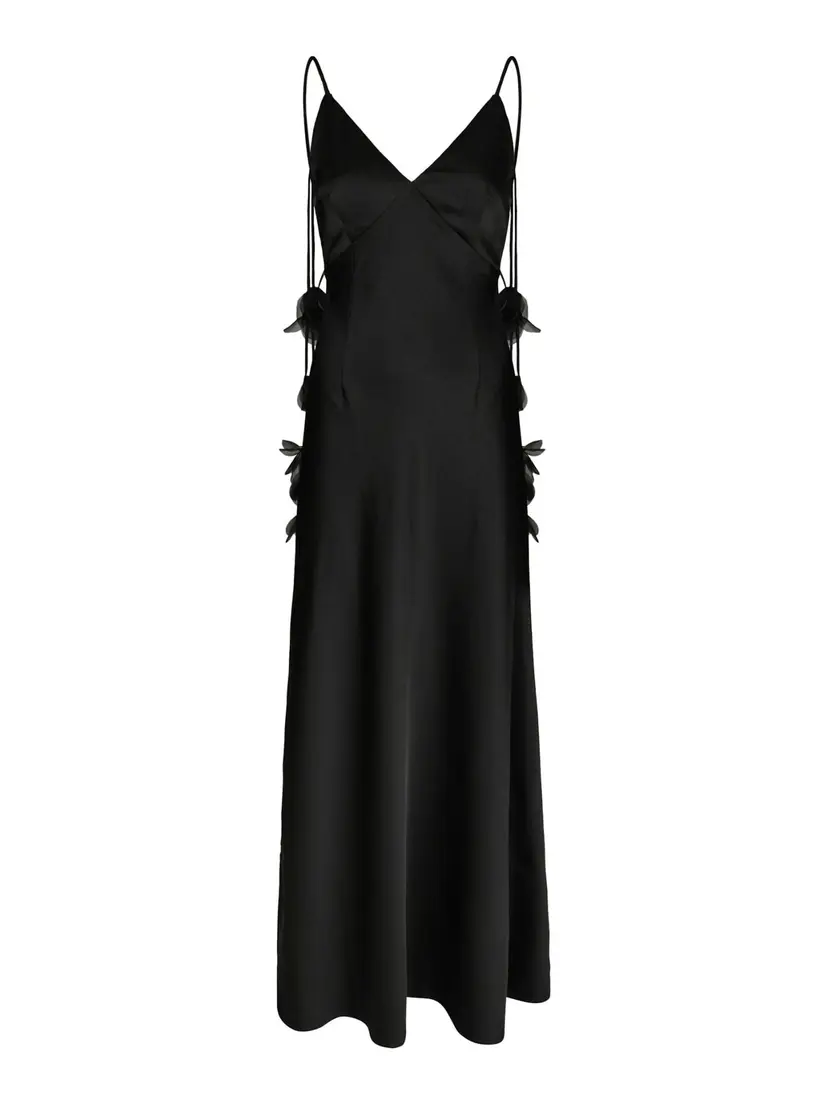 Neo Noir Colly Heavy Sateen Dress