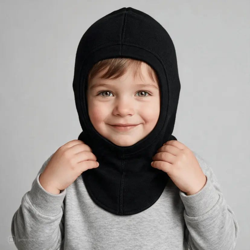 NAME IT Name It - Balaclava i Ull Baby Willit Black