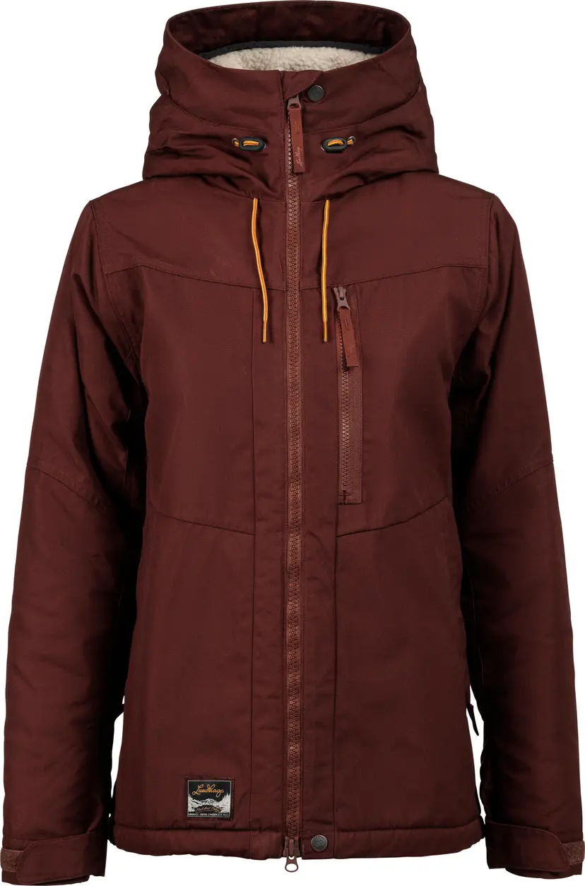 Lundhags Lundhags Women's Järpen Pile Jacket  Burgundy