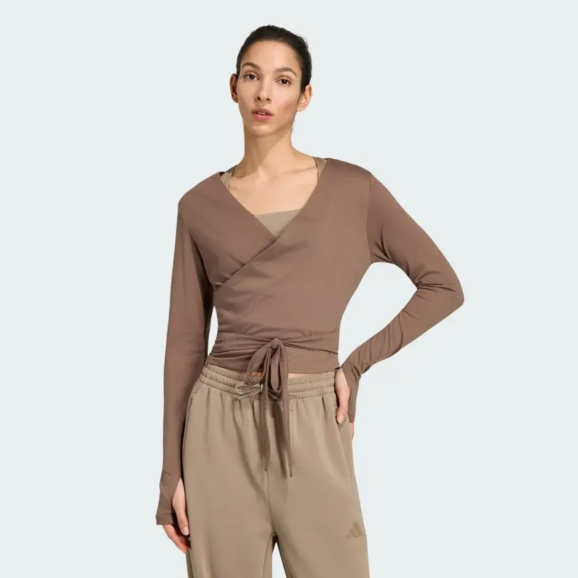 Adidas 3-STRIPES STUDIO SOFT BALLET WRAP TOPP