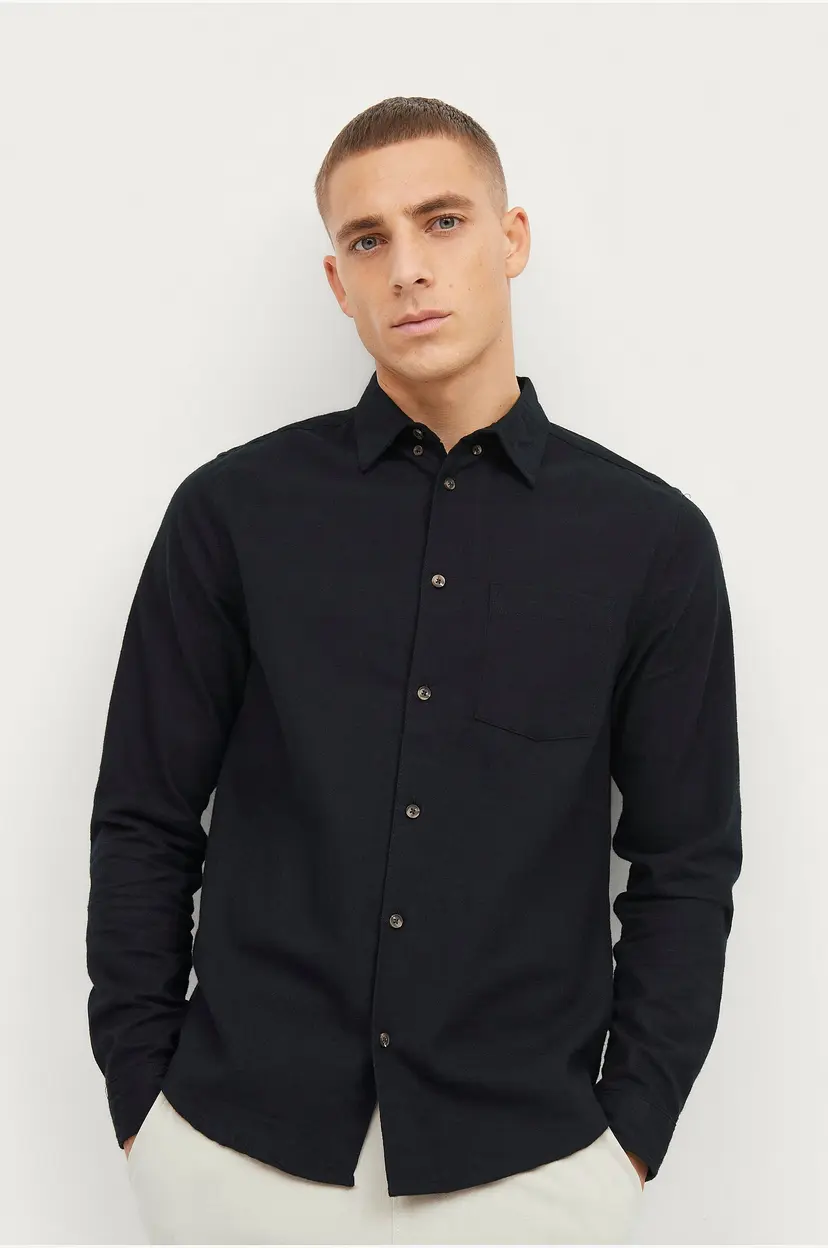 Studio Total Skjorte Icon Flannel shirt - Svart