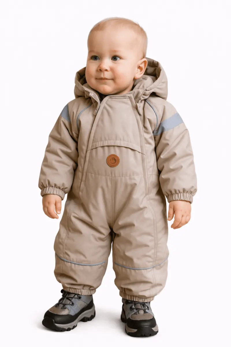 Bruse Bruse vinterdress baby Ask, Mocha Meringue
