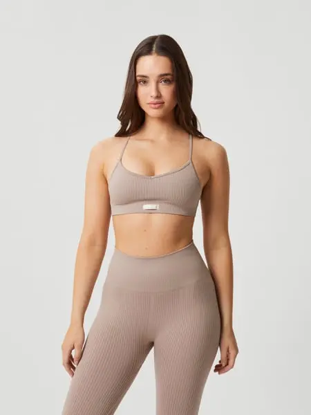 Björn Borg Studio Seamless Ribbed Strap Bra