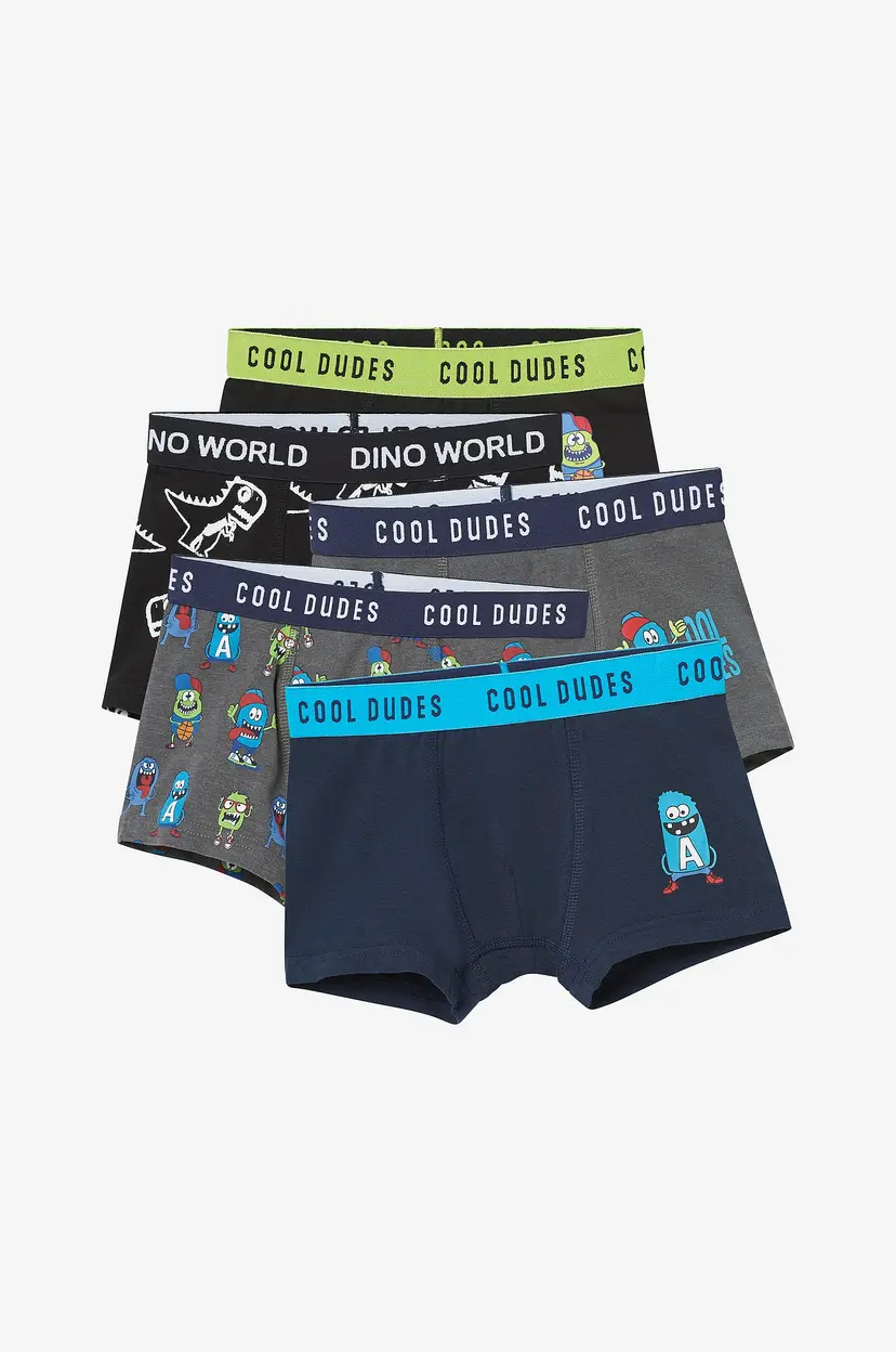 Ellos Collection Boksershorts Måns 5-pakning - Flerfarget