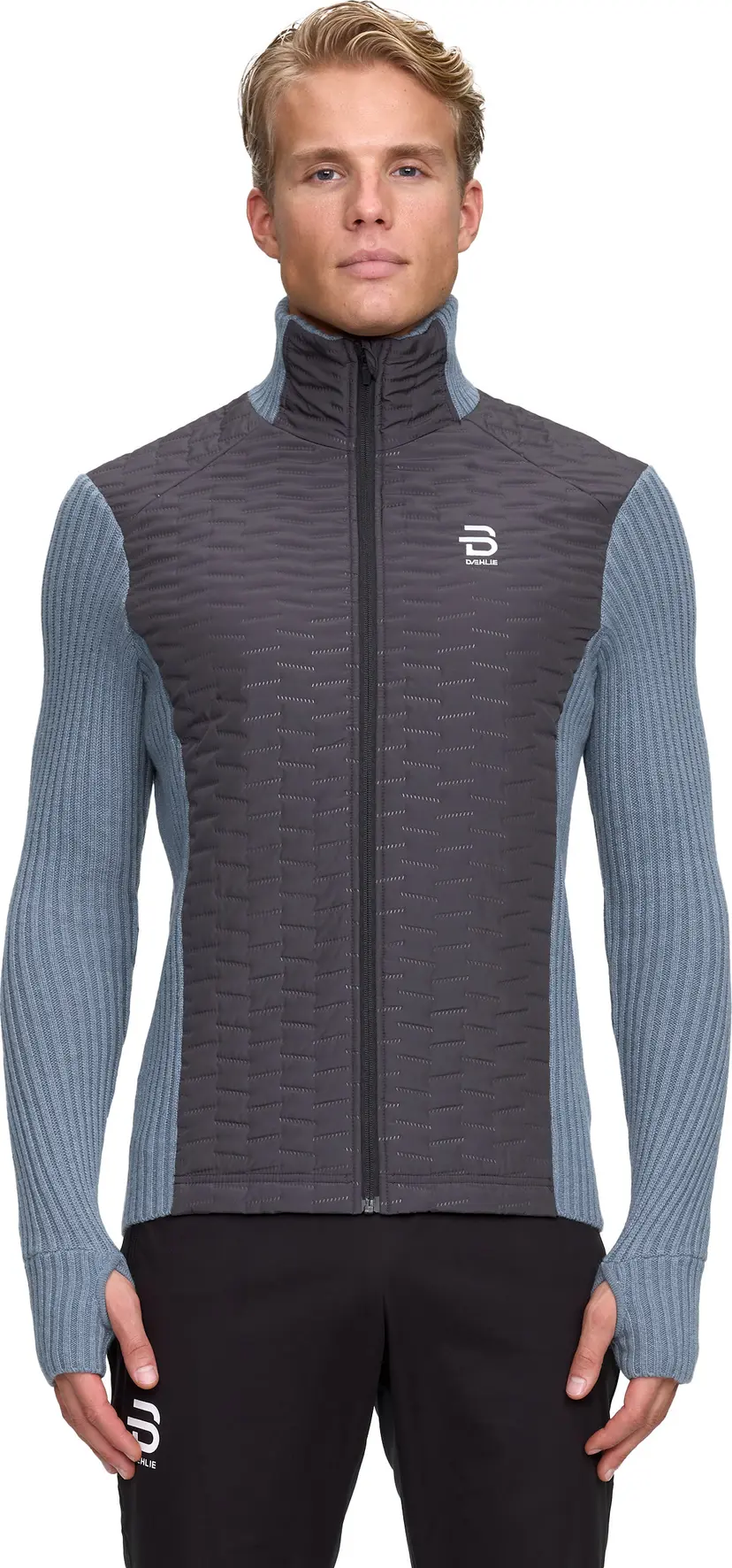 Dæhlie Dæhlie Men's Full Zip Comfy Elemental Blue