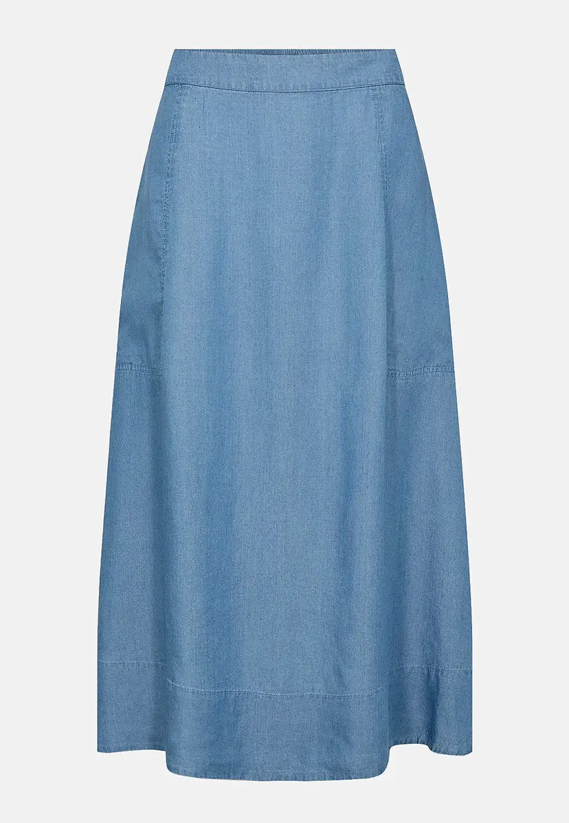 Soyaconcept Denimskjørt i lyocell med lommer