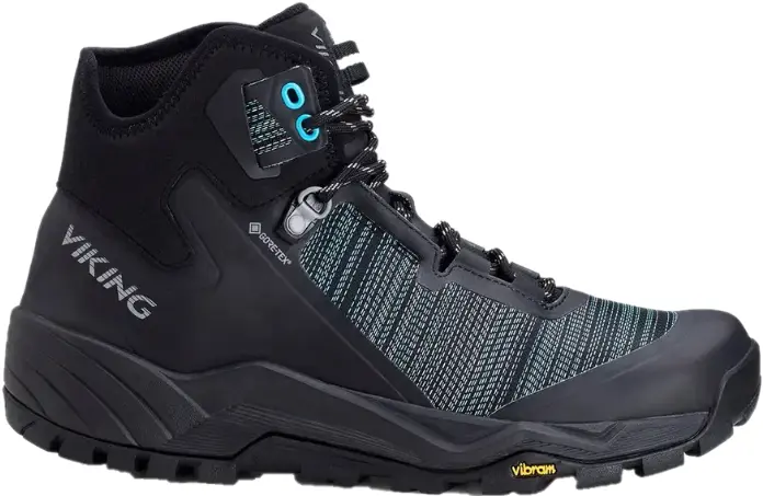 Viking Viking Unisex Cerra Rolling Mid GTX Black/Aqua
