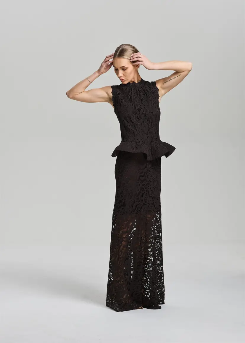 RAVN RAVN Beatrice Lace Top Chocolate Torte - S