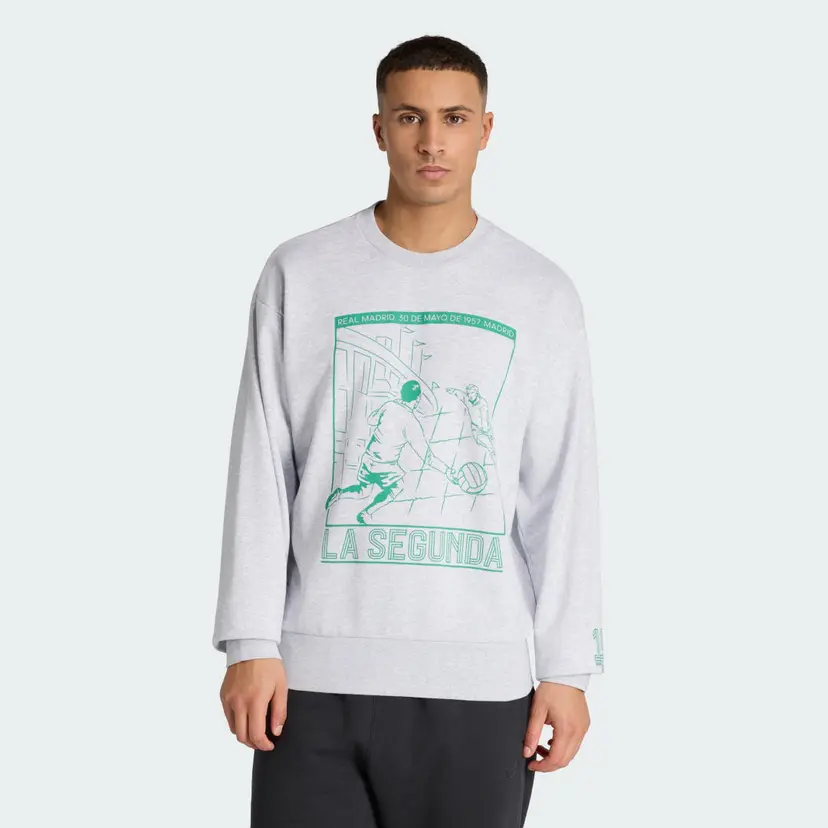 Adidas Real Madrid Heritage Crew Genser
