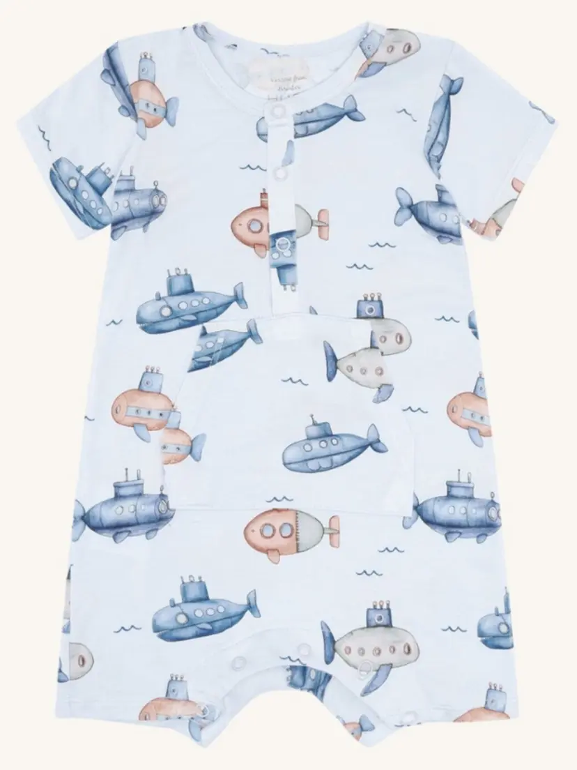 Hust and Claire Sommersuit i bambus "Milu" Submarine Water