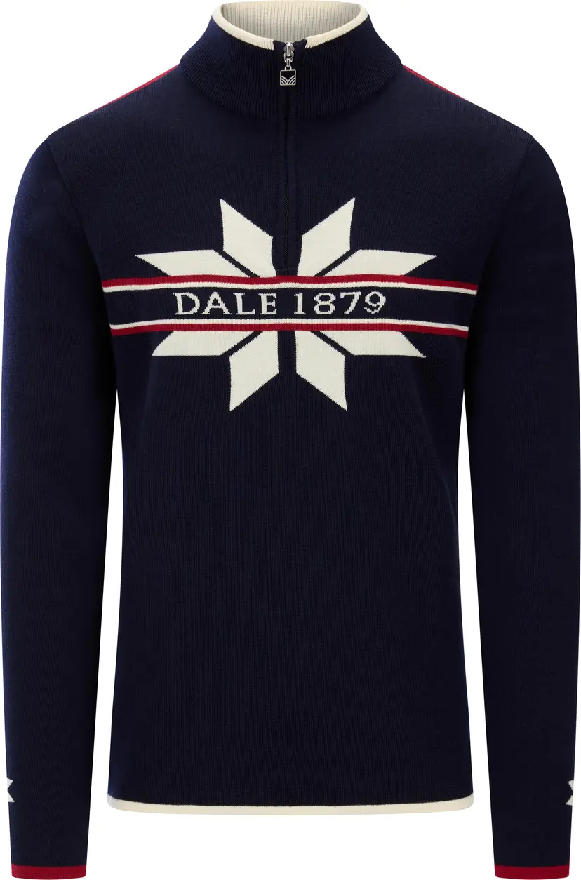 Dale of Norway Dale of Norway Men's Nåle Sweater Marine Offwhite