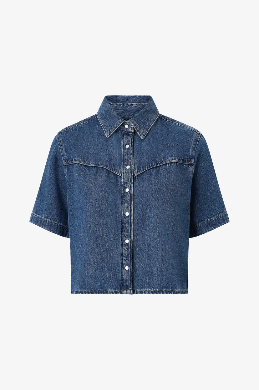 Levi's Denimskjorte Logan SS Denim Shirt - Blå