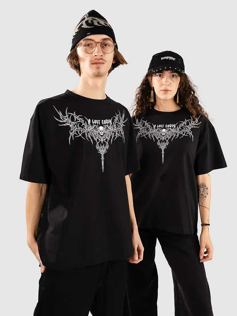 A Lost Cause A Lost Cause Talons Cropped T-skjorte svart