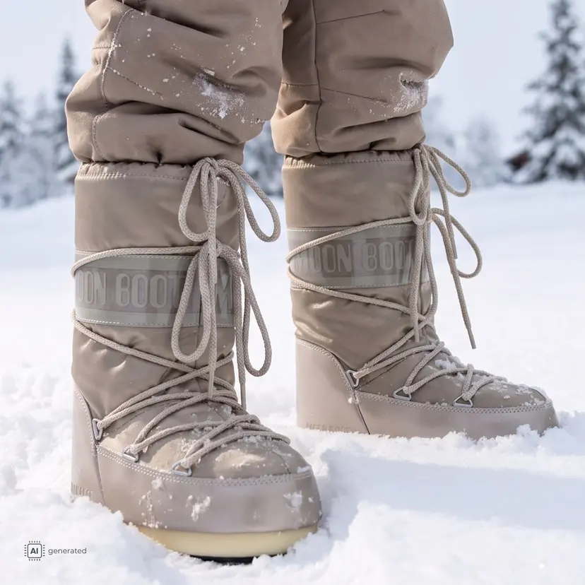 Moon Boot Moon Boot - Icon Glance Boots Platinum