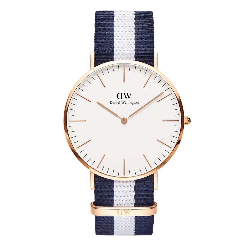 Daniel Wellington Rose Gold 40mm Watch Classic Glasgow | DW