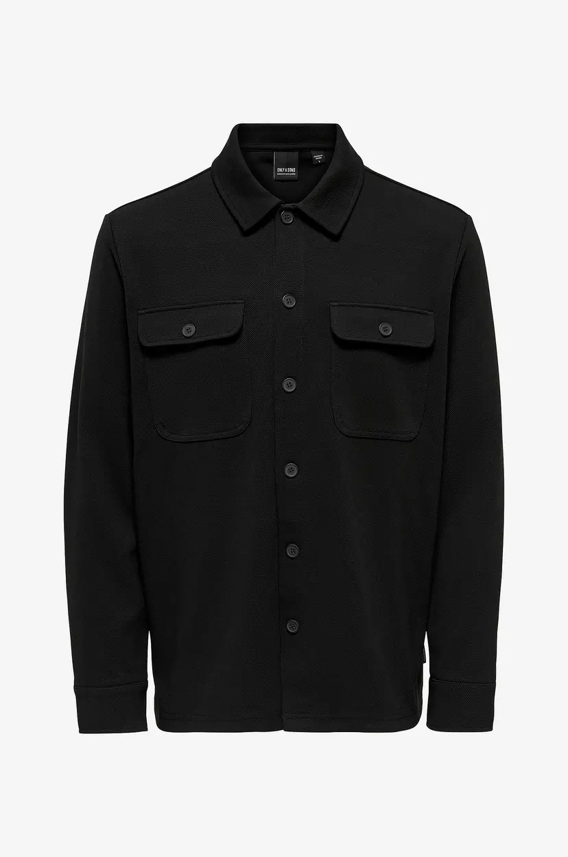 Only & Sons Overtreksskjorte onsNewkodyl - Svart