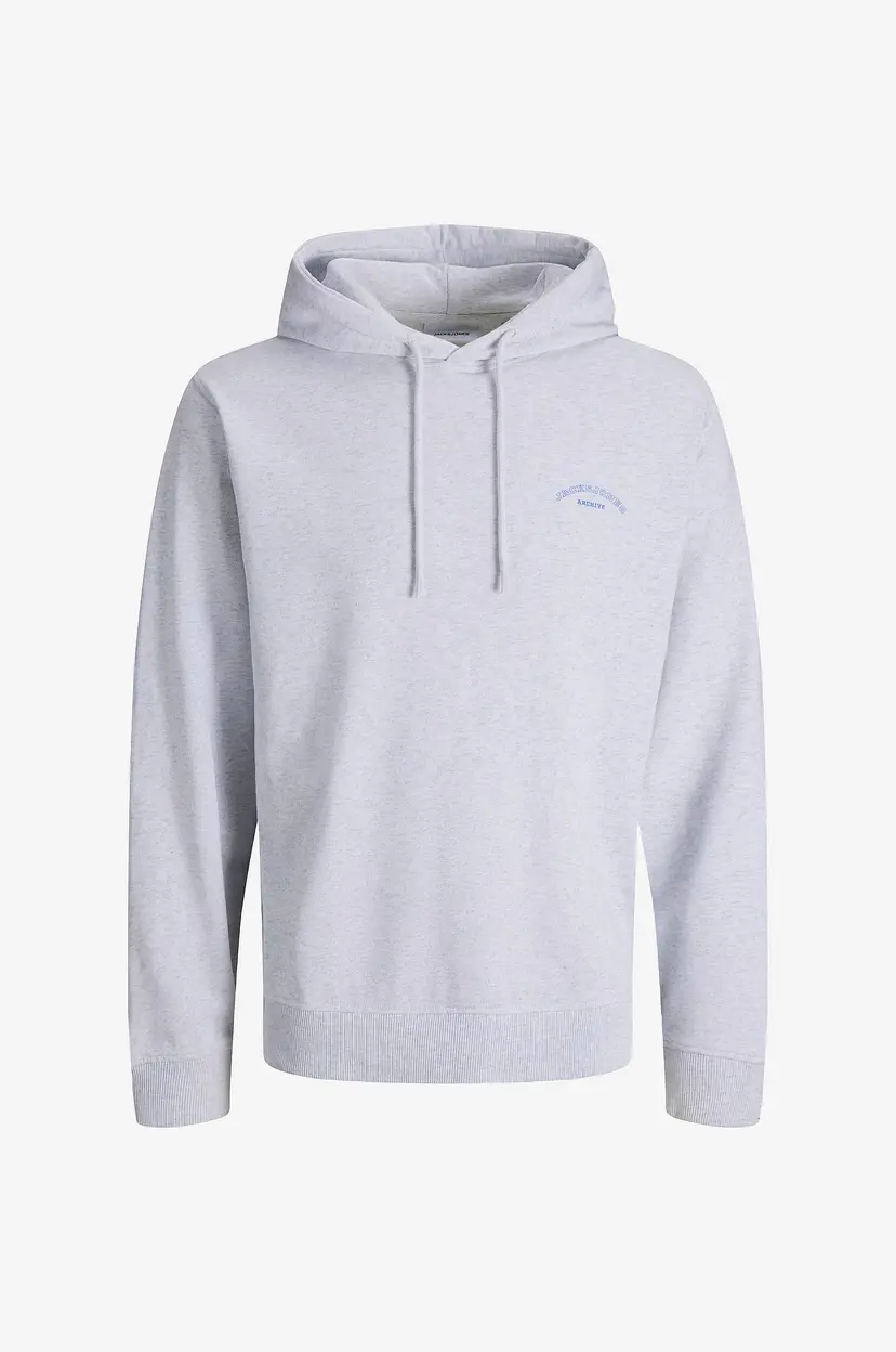 Jack & Jones Hettegenser Jjcollege Logo Sweat Hood - Hvit