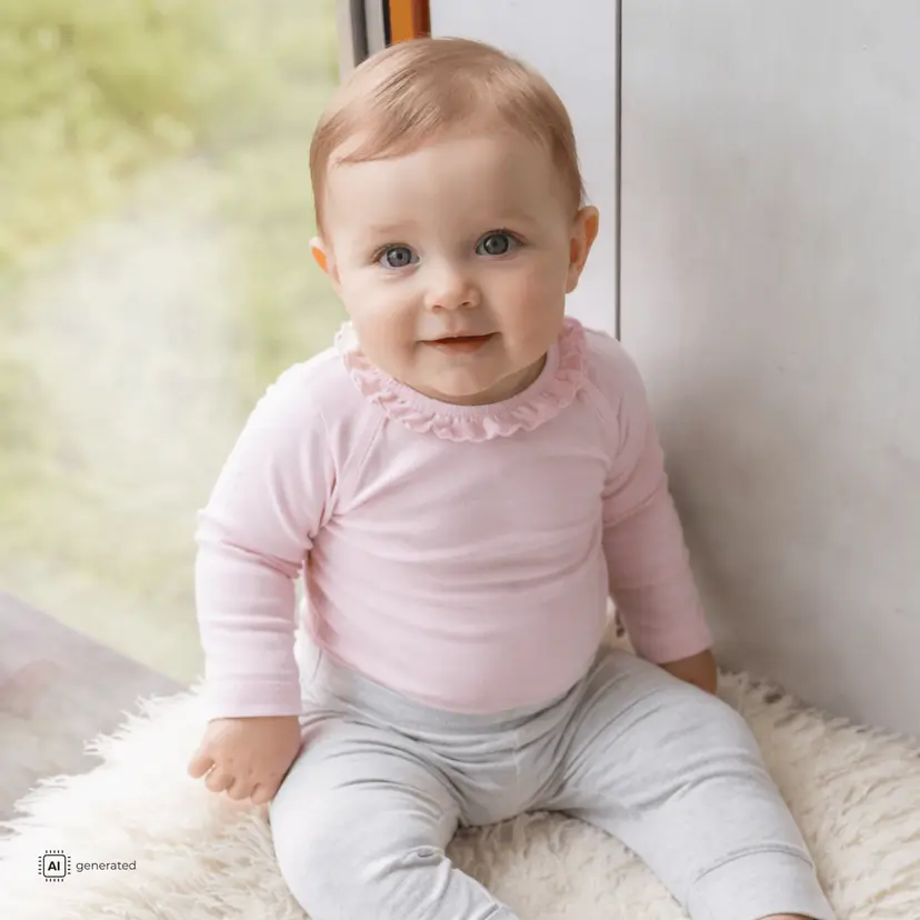Hust and Claire Hust and Claire - Body Bambus Buller Flounce Chalk Pink