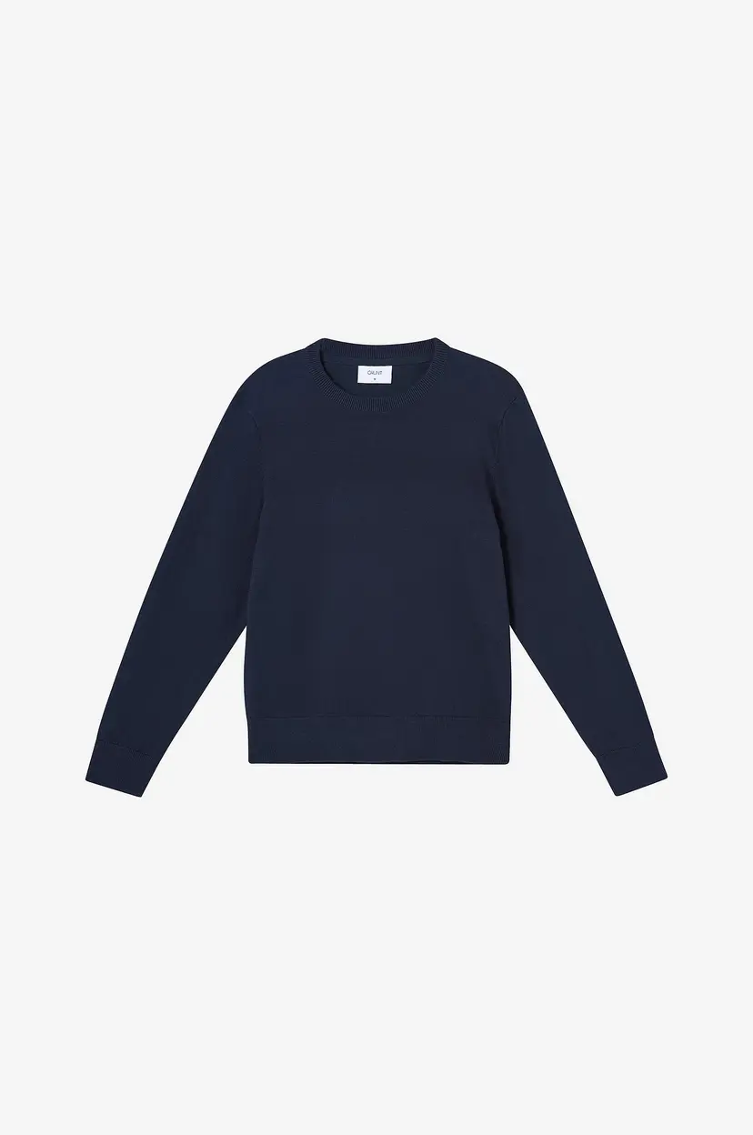 Grunt Genser grCarl Crew Knit - Blå