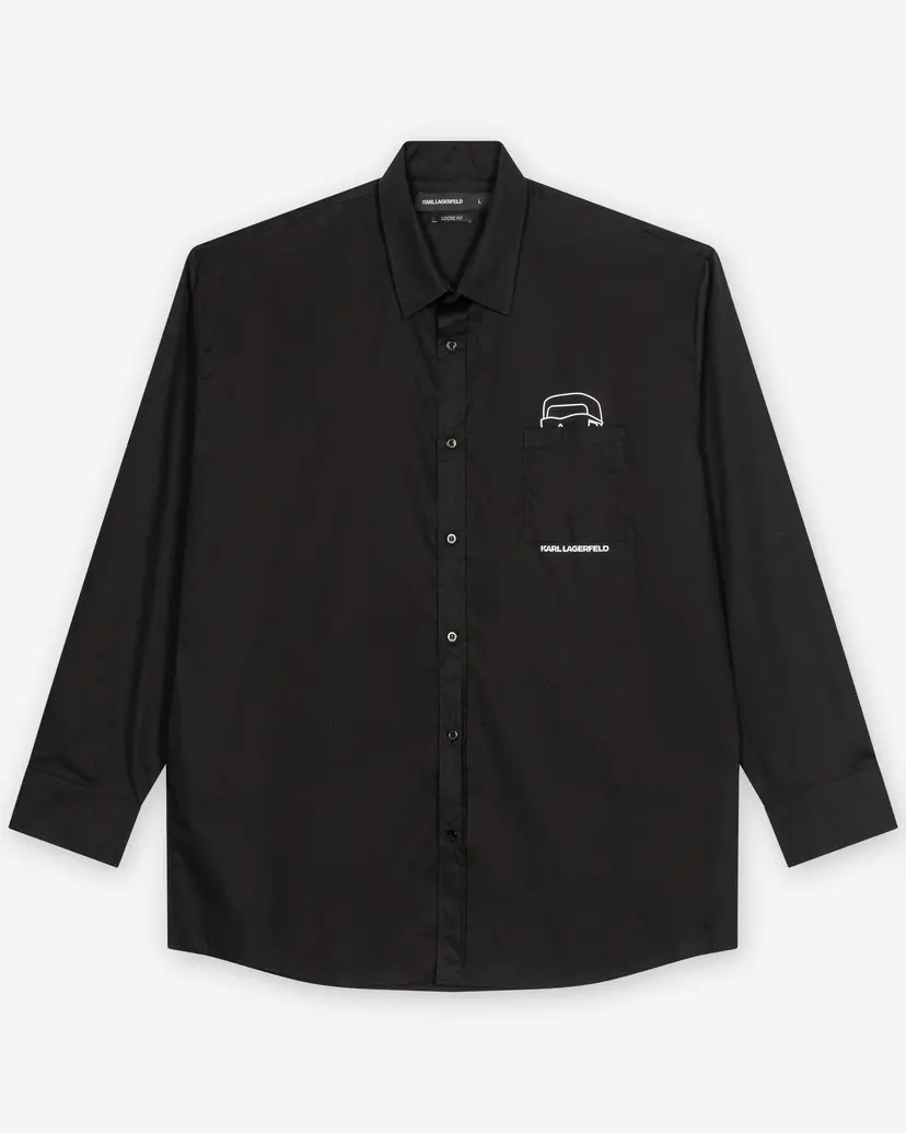 Karl Lagerfeld Karl Lagerfeld 605914 Black Shirt
