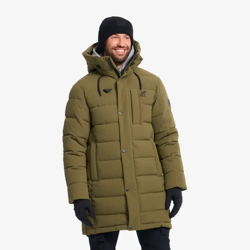 RevolutionRace Scenic Insulated Parka Herre Dark Olive