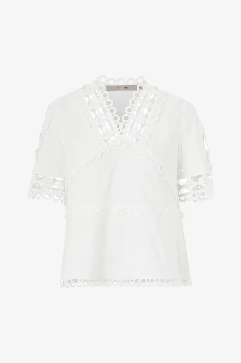 Costamani Bluse Elton Blouse - Hvit