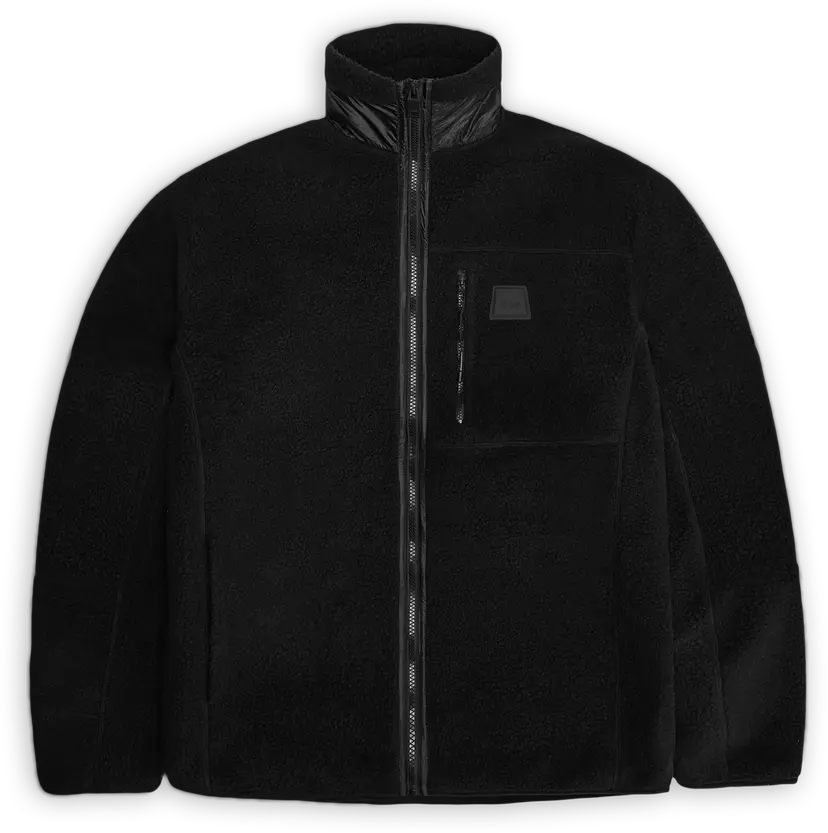 Rains Rains Unisex Yermo Fleece Jacket T1 Black
