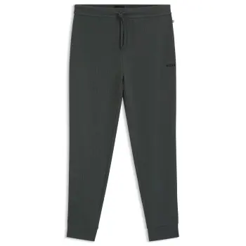BOSS BOSS Waffle Pants With Cuff D1 Mørkgrørnn Herre