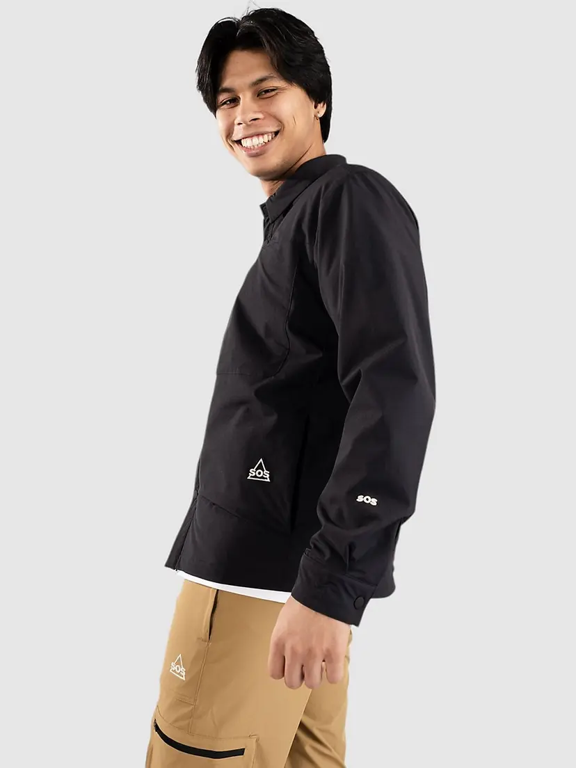 SOS SOS Salonga Windproof Skjorte svart