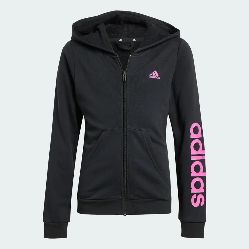 Adidas Essentials Linear Logo Full-Zip Hettegenser