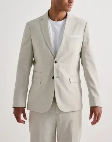 Selected Men Selected Men Slhslim-Oasis Linen Blz Noos Blazere Beige