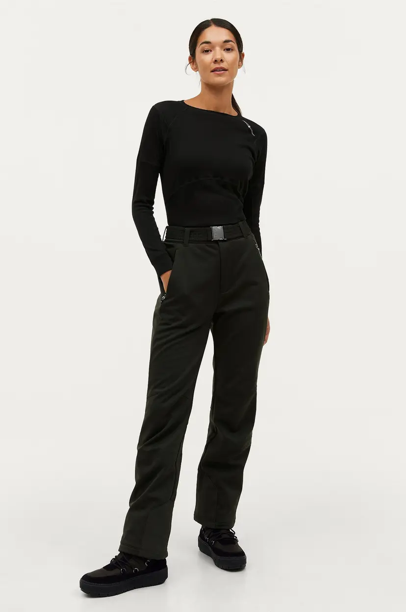 Áhkká Skibukse Gold Softshell Ski Pant - Svart