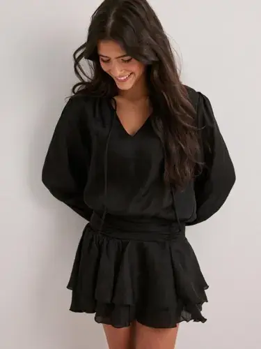 Neo Noir Neo Noir - Svart - Bari Chiffon Dress
