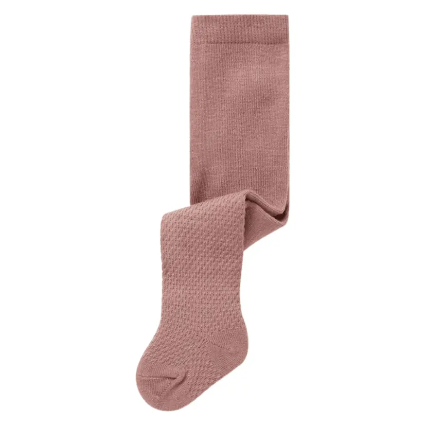 NAME IT Name It - Strømpebukse i Ull Baby Wakma Structure Antler