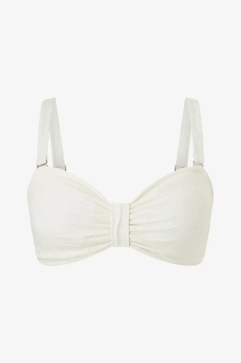 Zizzi Bikini-BH sAlina Bandeau Top - Hvit