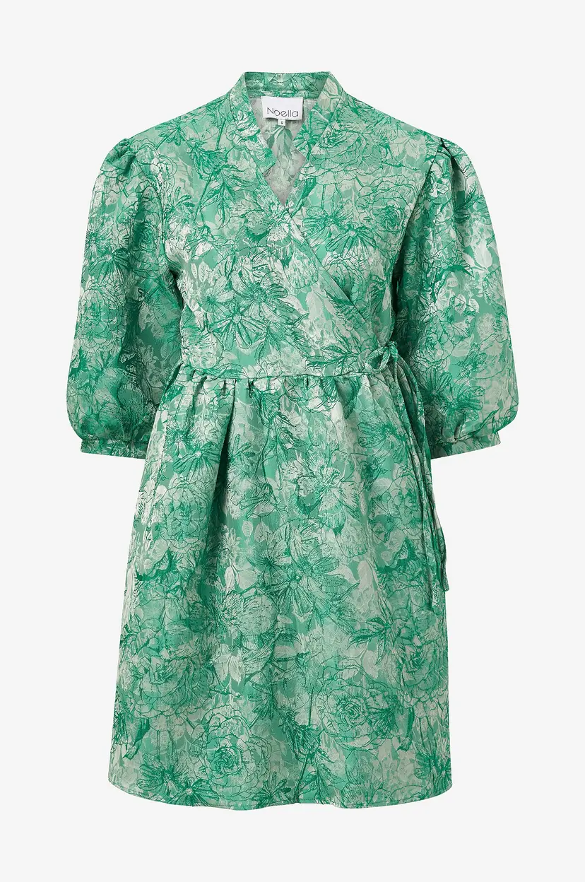 Noella Omslagskjole Tulip Aida Dress - Grønn
