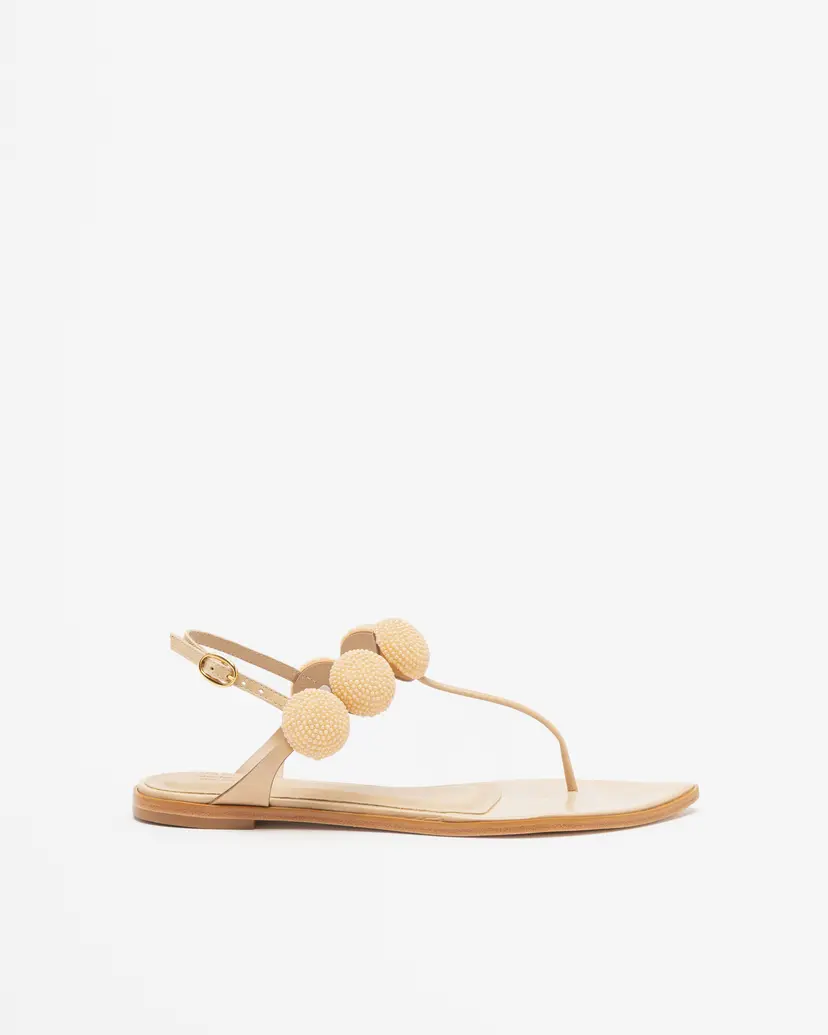 PROF PROF 240006 Beige Flat sandals