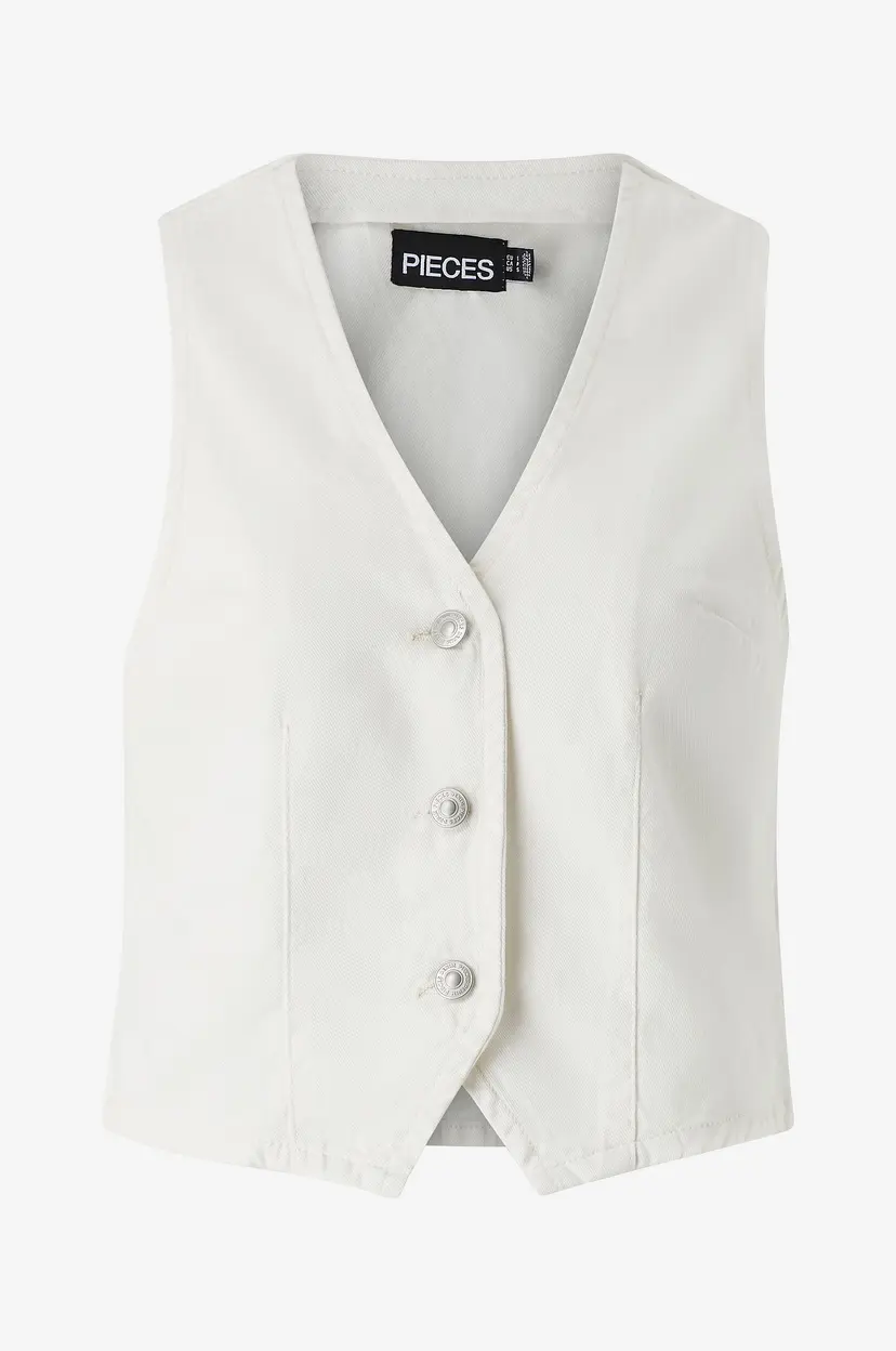 Pieces Vest pcSky Vest - Hvit