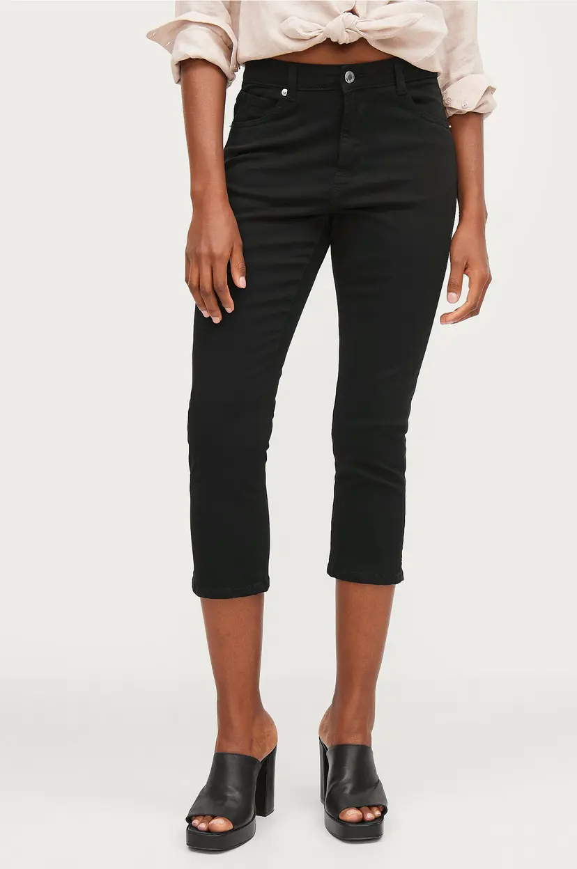 Ellos Collection Bukse Henny Capri - Svart