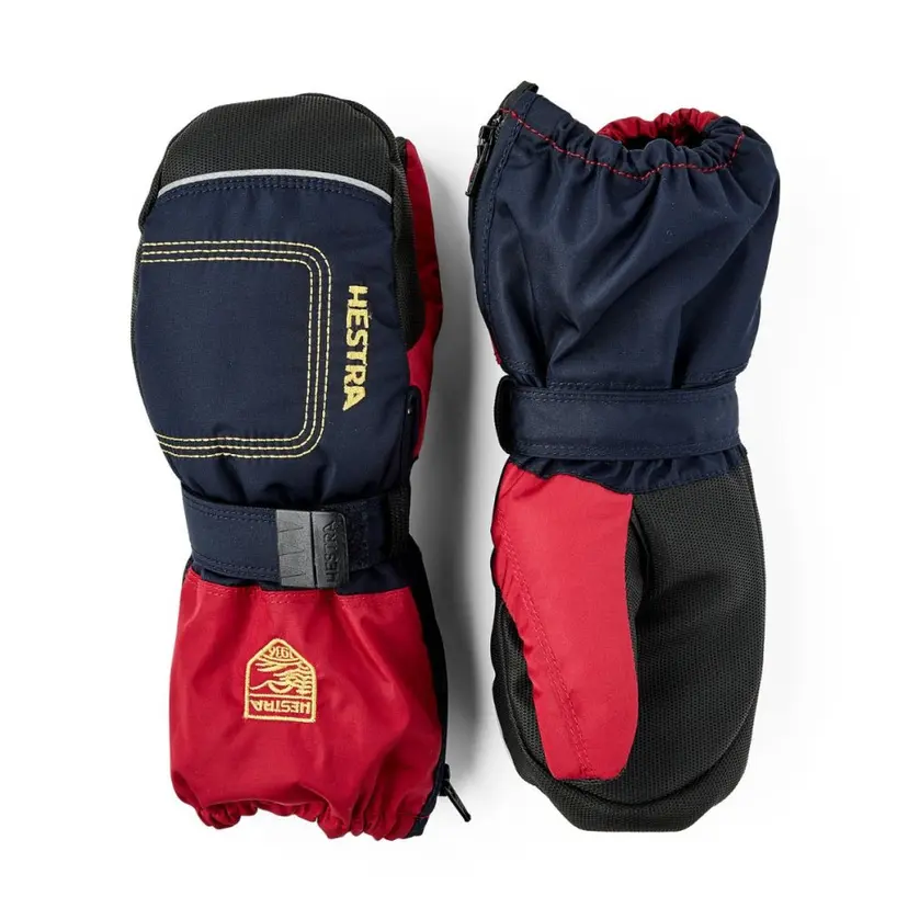 Hestra Hestra - Votter Baby Zip Long Dark Navy/ Red