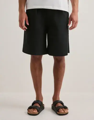 Que Sera Sera Que Sera Sera Chris Cotton Shorts Shorts Svart