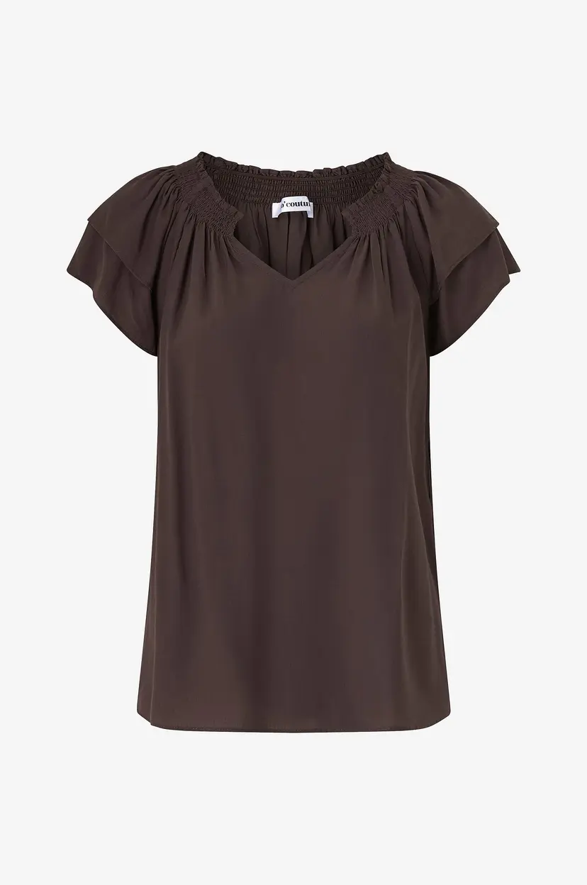 Co'couture Topp SunriseCC Top - Brun