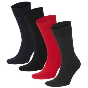 BOSS BOSS Strømper 4P Gift Set CC Socks Rød/Blå  Str 40/46 Herre