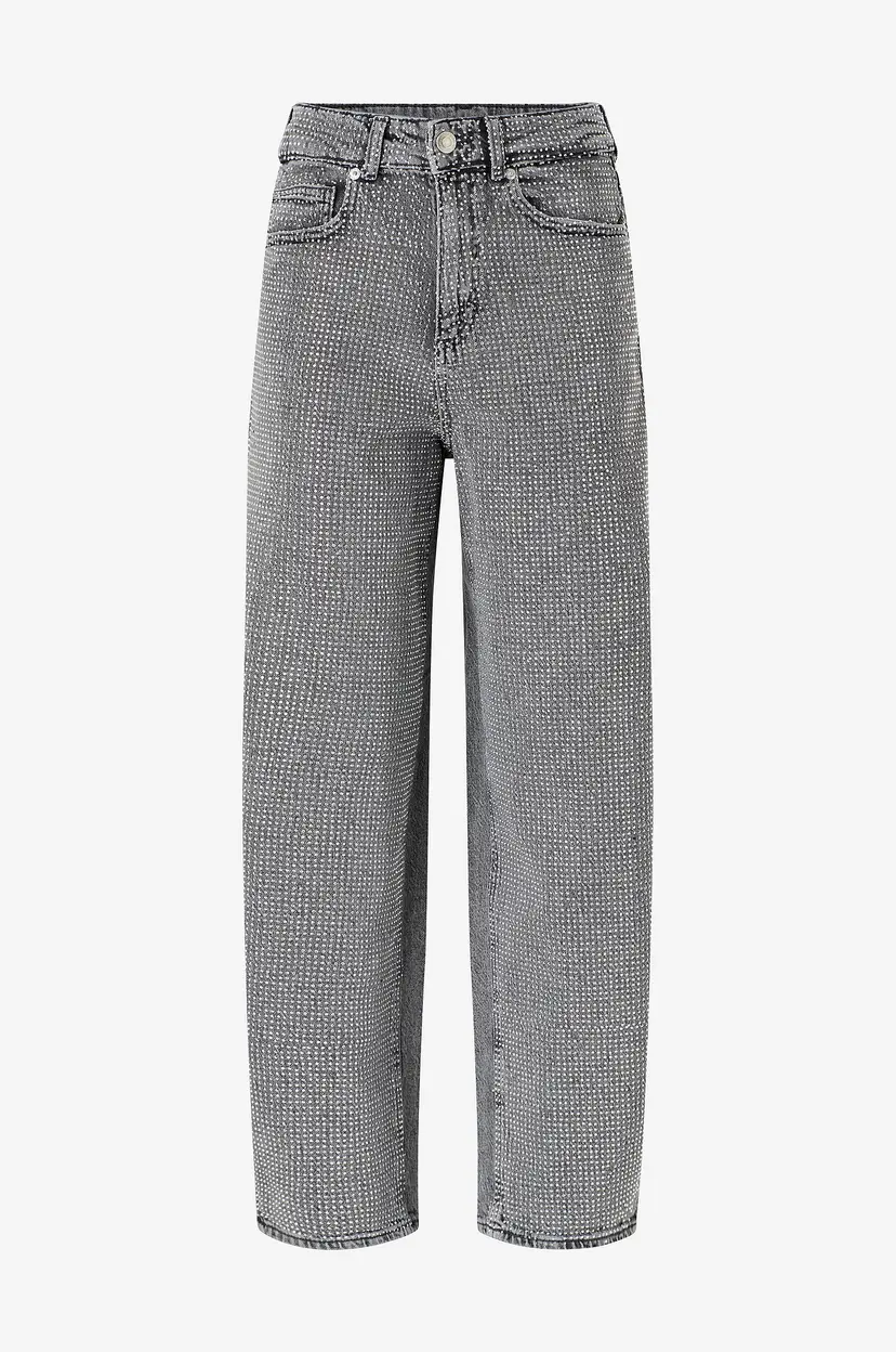 Vero Moda Jeans vmBillie HR Barrel Ank Rhine - Grå