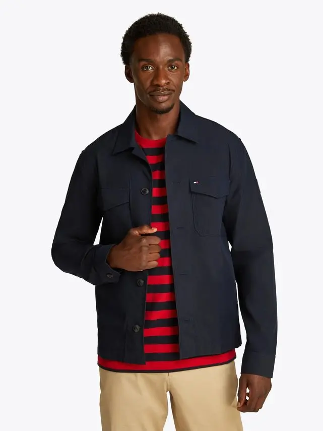 Tommy Hilfiger COTTON NYLON SHIRT JACKET