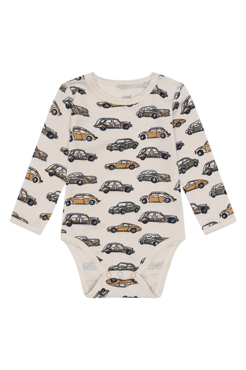 Hust and Claire Hust and Claire Bo Cars Body Merino Ull French Oak (68 / 6 mnd)