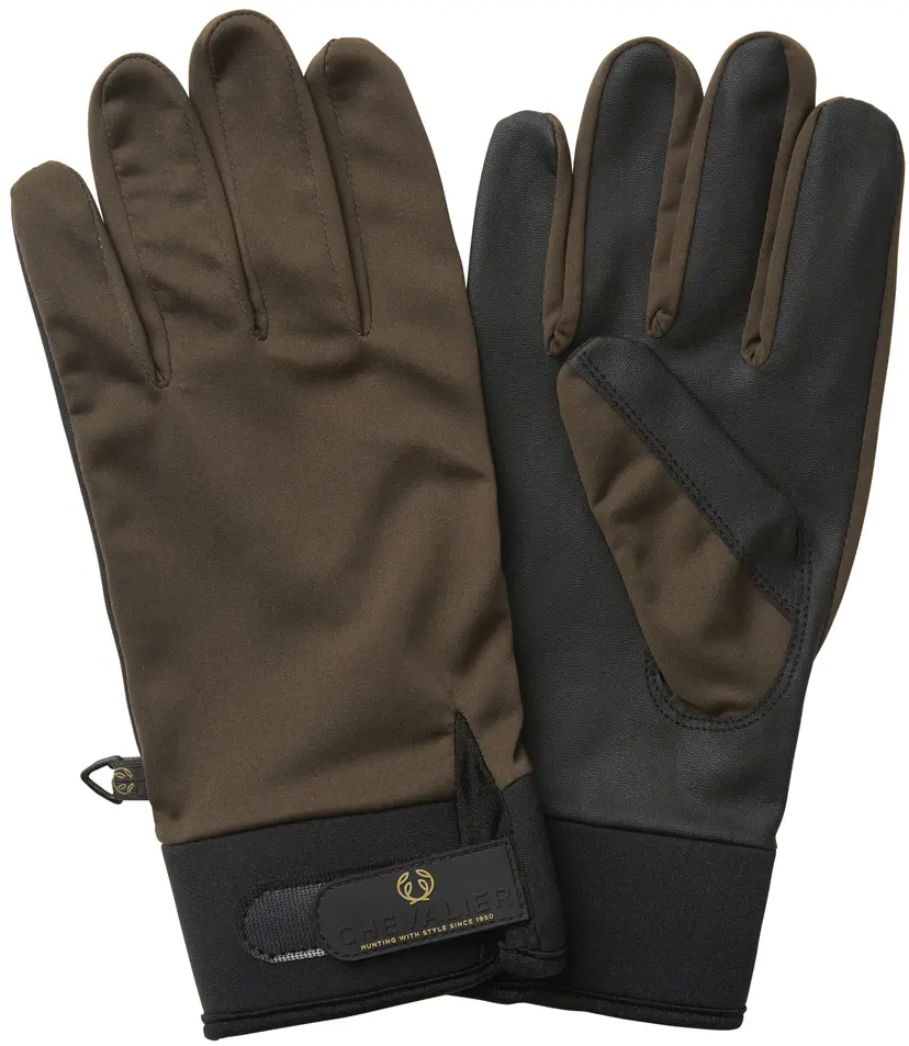 Chevalier Chevalier Shooting Gloves No Slip Leather Brown