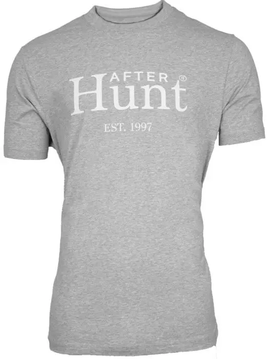After Hunt After Hunt Logo T-Shirt Basic Grey