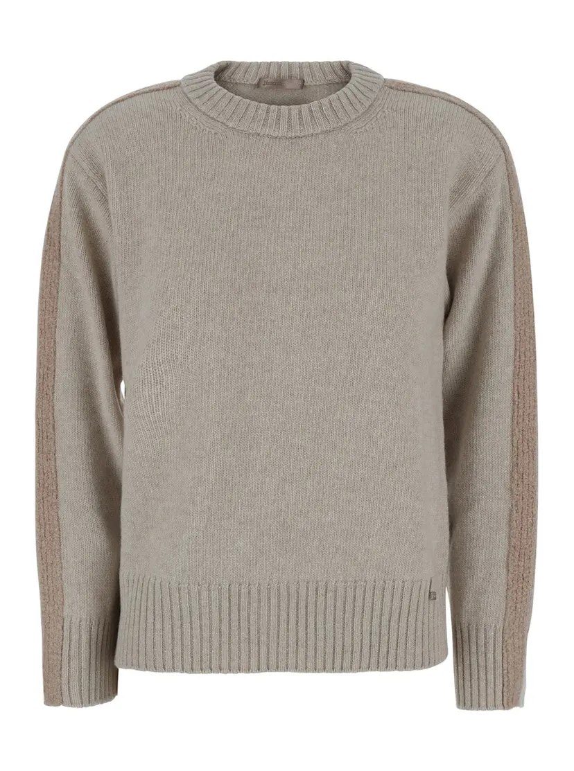 Herno Herno Strikkegensere – Beige